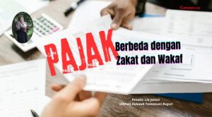Pajak, Berbeda dengan Zakat dan Wakaf