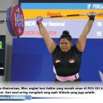 Lifter muda dari Kaltim yang catatkan rekor nasional, Firda Khairunisa.