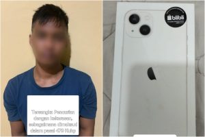 pelaku jambret yang beraksi di kawasan Jalan Perjuangan 7, Kelurahan Sempaja Selatan, Kecamatan Samarinda Utara