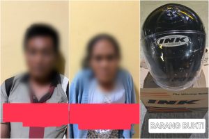 Warga Kota Samarinda kembali menjadi korban pencurian helm