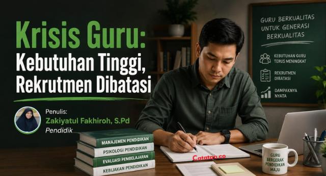 Krisis Guru: Kebutuhan Tinggi, Rekrutmen Dibatasi
