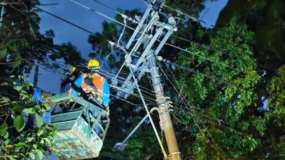 Petugas PLN lagi cek pemedaman kelistrikan