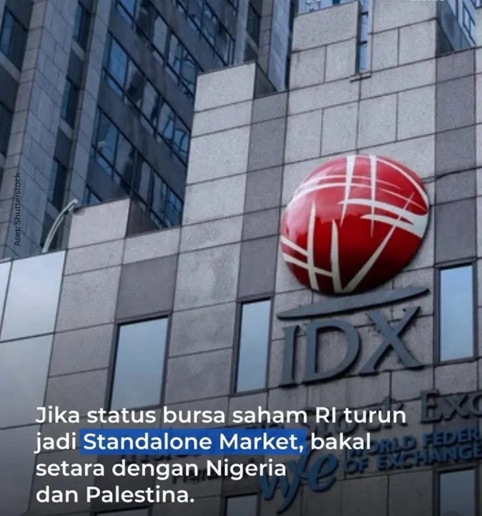 Indonesia Terancam Tendang dari MSCI Emerging Market