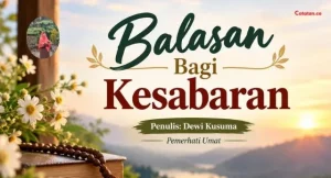 Balasan Terhadap Kesabaran 