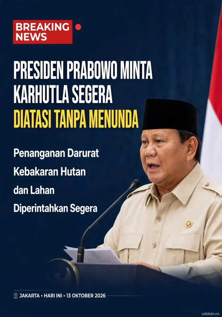 Presiden prabowo minta penanganan kartutla