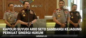 Kapolri Suyudi Ario Seto Sambangi Kejagung Perkuat Sinergi Hukum